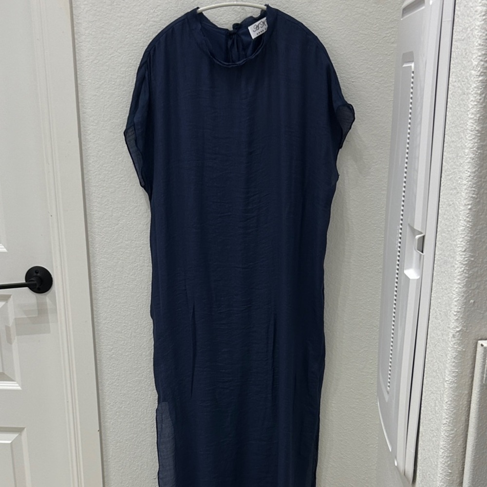 ANNA KAY Medium Tone Blue Relaxed Maxi Dress